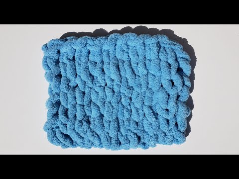 Видео: Как вязать из пряжи ализе пуффи.