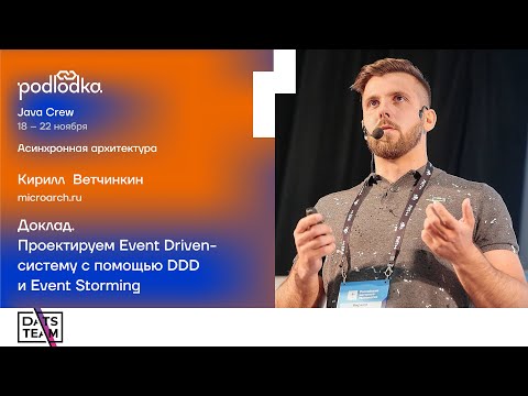 Видео: Доклад: Проектируем Event Driven-систему с DDD и Event Storming / Кирилл Ветчинкин (microarch.ru)
