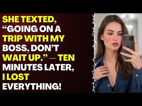 Видео: Она написала: «Еду в путешествие с боссом, не жди». — Десять минут спустя я потерял всё.