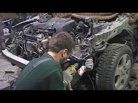 Видео: Ниссан Премьера.Кузовной ремонт передка.Часть1