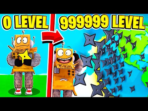 Видео: Я СТАЛ САМЫМ КРУТЫМ НИНДЗЯ В МИРЕ РОБЛОКС НУБ И ПРО ВИДЕО ROBLOX Ninja Star