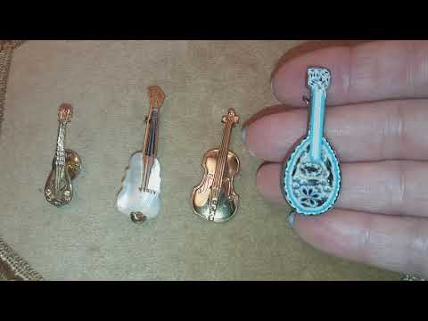 Видео: Музыкальные броши.