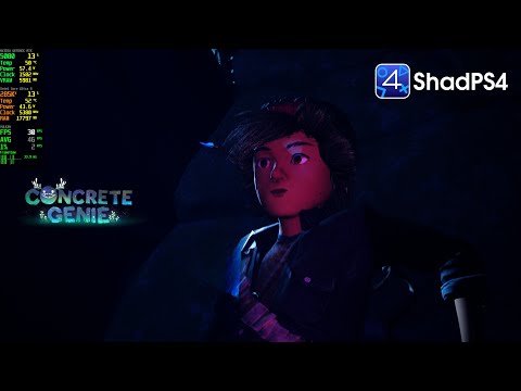 Видео: Геймплей Concrete Genie | ShadPS4 0.13.1 WIP PS4 Emulator PC