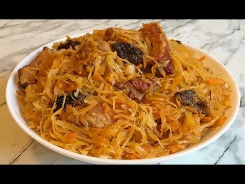 Видео: ОБАЛДЕННЫЙ БИГУС ЭТО НЕЧТО!!! / Тушеная Капуста с Мясом / Bigos Polski / Cabbage with Meat