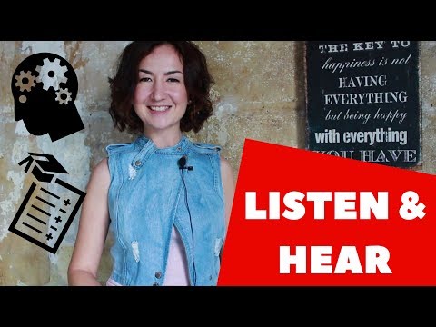 Видео: Разница между глаголами LISTEN и HEAR. Большая разница! Английский для путешествий