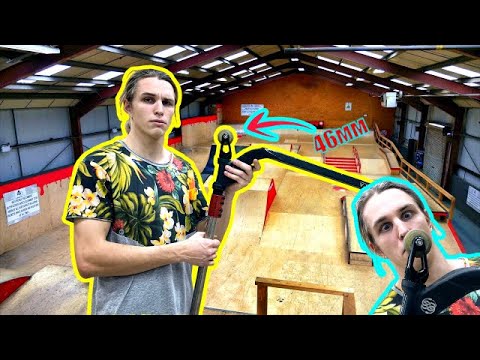 Видео: САМЫЕ МАЛЕНЬКИЕ КОЛЕСА на трюковом самокате