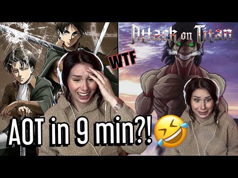 Видео: АТАКА ТИТАНОВ за 9 минут (от gigguk) - реакция