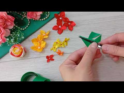 Видео: DIY 🎀 Супер ИДЕЯ бантиков. СМОТРИТЕ, что получилось.🎀Autumn bouquet in the form of hair bows