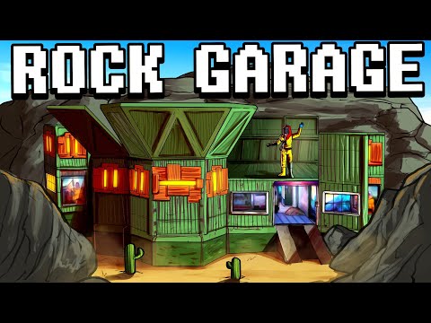 Видео: Мы построили БЕЗУМНЫЙ ГАРАЖ в ОГРОМНОЙ КАМНЕ - Rust (Trio Survival)