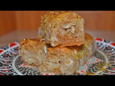 Видео: НЕВЕРОЯТНО ВКУСНА И ЛЕСНА - БАКЛАВА С ОРЕХИ! 🎅🎁☃️