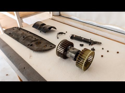 Видео: Замена электродвигателя вентилятора и резистора E30