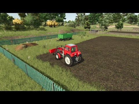 Видео: Fs 25 /Колхоз Имени Чапаева/ Продолжаем возит на теплицу навоз/ и посадили траву на огороде /#8