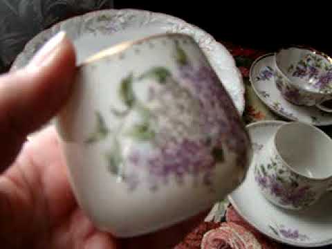 Видео: Какой фарфор с " сиренью " мне удалось приобрести.