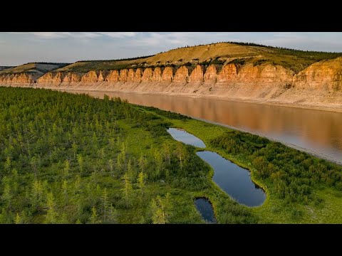 Видео: Таймыр. Природная коптер-зарисовка Плато Путорана и Анабарского Плато.