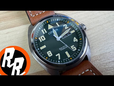 Видео: Citizen Garrison Super Titanium (часы TriFecta)