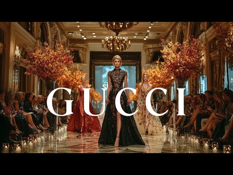 Видео: The Ultimate Fashion Show | Секреты модельной походки | Элегантные дизайнерские платья бренда GUCCI