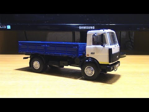 Видео: Сборка модели грузовика МАЗ 5337 AVD models