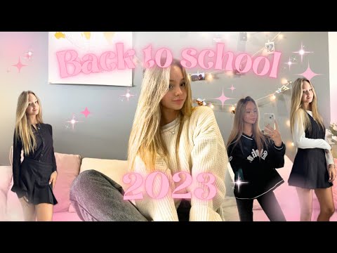 Видео: ♡Эстетичные образы в школу | Back To School 2023| Бэк ту скул| Одежда в школу♡