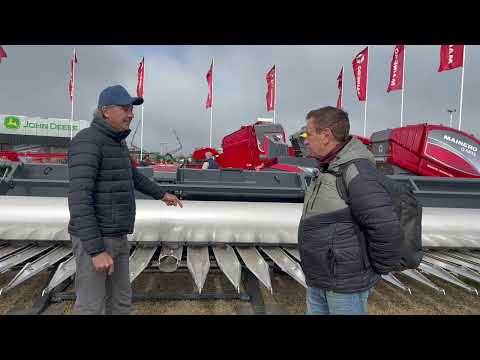 Видео: Cabezal para Girasol Mainero. Жатка для подсолнечника Майнеро. НОВАЯ МОДЕЛЬ.