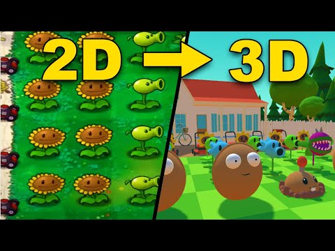 Видео: я сделал игру РАСТЕНИЯ ПРОТИВ ЗОМБИ, но в 3D