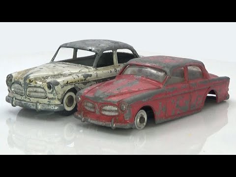 Видео: Реставрация двух литых моделей Volvo Amazon. Tekno против Dinky.