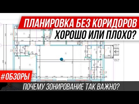 Видео: 🔥 Обзор планировки. Зонирование. Планировка без коридоров. Обзор готового проекта дома.