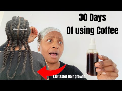 Видео: 30 дней использования кофейного спрея и вот что произошло! Вырос на 6 дюймов и сохранил этот рост.