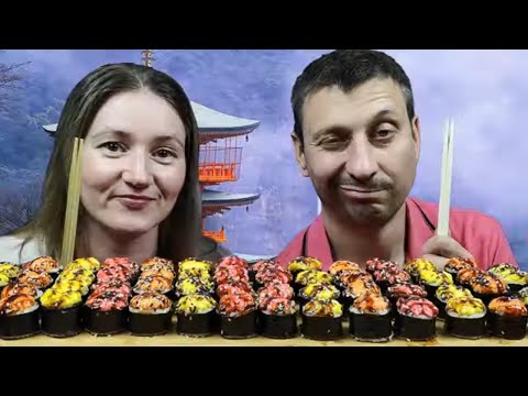 Видео: МУКБАНГ РОЛЛЫ ПРАЗДНУЕМ 21600 ПОДПИСЧИКОВ😄 | MUKBANG ROLLS #rolls #mukbang #asmrrussia #мукбанг