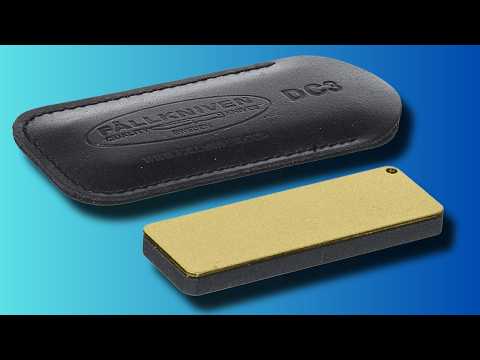 Видео: Обзор Fallkniven DC3 — лучший карманный точильный камень для EDC