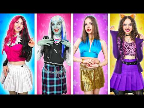 Видео: Мы Попали В Школу Monster High! Как Стать Популярной в Школе