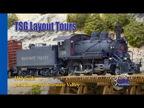 Видео: Экскурсия по железной дороге долины Йосемити в масштабе HO с Джеком Берджессом (YVRR)