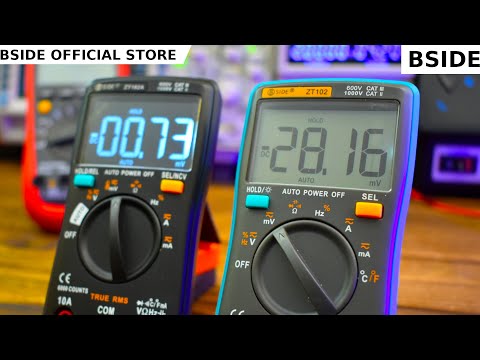 Видео: BSIDE ZT102A и ZT102 Обзор мультиметра. Сравнение