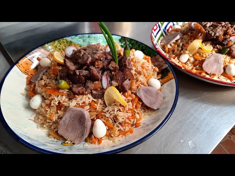Видео: 60 kg Zarafshon to'y oshi köring va mazza qiling. Зарафшанский Плов #плов #osh #youtube #pilaf