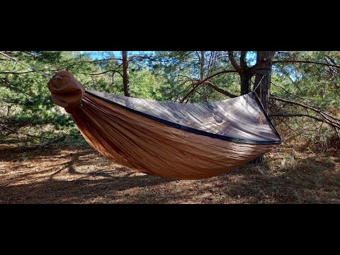 Видео: ТУРИСТИЧНИЙ ГАМАК  "ТУРИСТ" HAMMOCKVELOTURIST (одно діагональний)