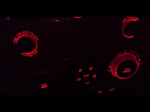 Видео: Замена ламп подсветки климат-контроля Mazda 3 BK