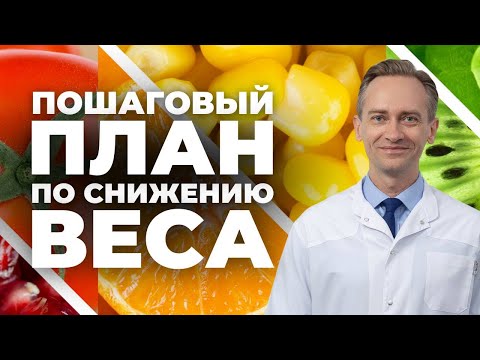 Видео: Пошаговый план по снижению веса.