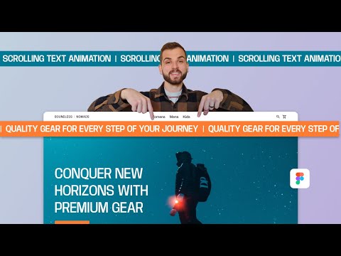 Видео: Учебное пособие по анимации прокручиваемого текста в Figma: пошаговое руководство