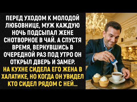 Видео: Перед уходом к молодой любовнице, муж каждую ночь подсыпал жене снотворное в чай. А спустя время...