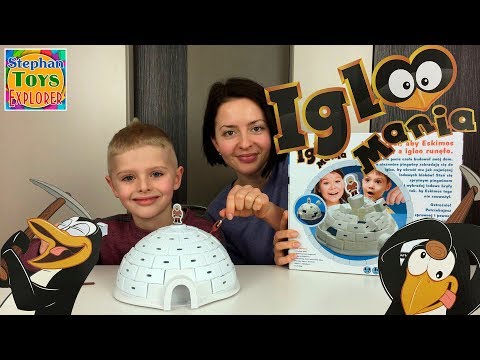 Видео: Игра: (Веселые Пингвины)! Разбираем Дом Эскимоса. // Board Game Igloo Mania Play And Review