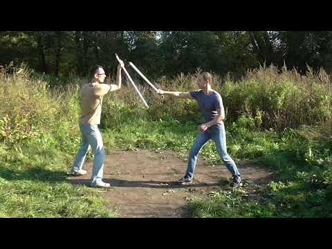 Видео: Фехтование шашкой. Аспекты защиты от колющих ударов.