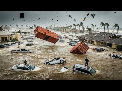 Видео: Ямайка разрушена сегодня! Ураган Мелисса уничтожил дома в Монтего-Бей.