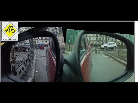 Видео: задний ход по зеркалам   reverse