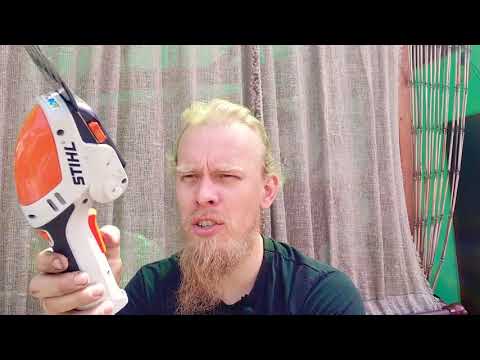 Видео: Кусторез  Stihl hsa 25/26 заточка ножей.