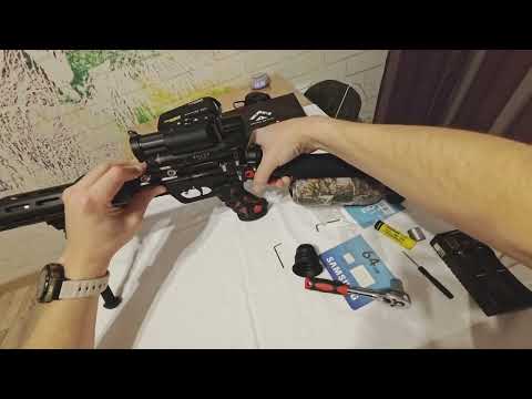 Видео: Установка прицела Arken zulus hd 5-20 на ПСП винтовку Edgun Леший 2 6.35