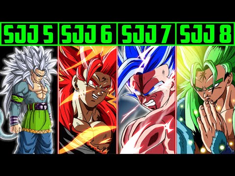 Видео: ВСЕ ПРЕВРАЩЕНИЯ СУПЕР САЙЯНА - Dragon Ball Super / AF