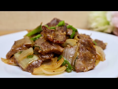 Видео: Говядина в устричном соусе. Нежнейшая говядина на сковороде / Beef in oyster sauce. Recipe. Eng sub