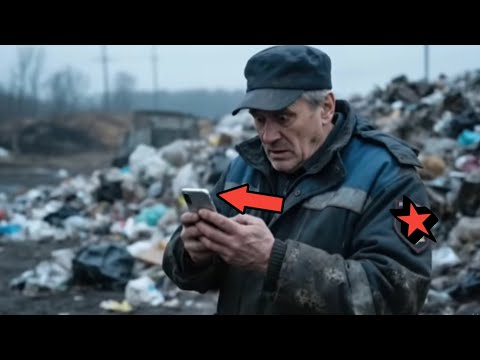 Видео: Сторож обнаружил на свалке смартфон, а когда включил его то побледнел