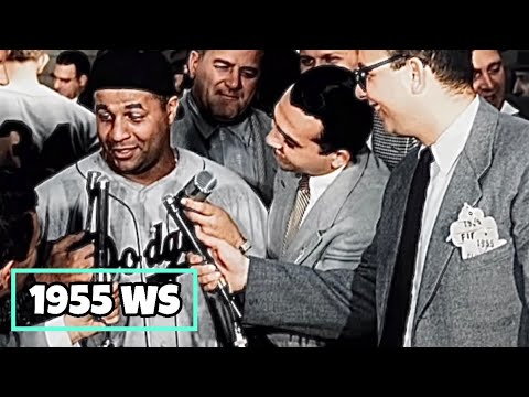 Видео: Видеозапись Мировой серии 1955 года ⭐️ «Бруклин Доджерс» против «Нью-Йорк Янкиз» [в цветном форма...