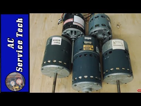 Видео: Как отличить двигатели вентиляторов: регулируемые, PSC, с экранированными полюсами, ECM X-13