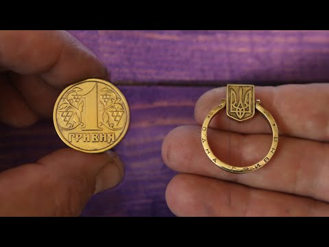 Видео: Кольцо с трезубцем из монеты